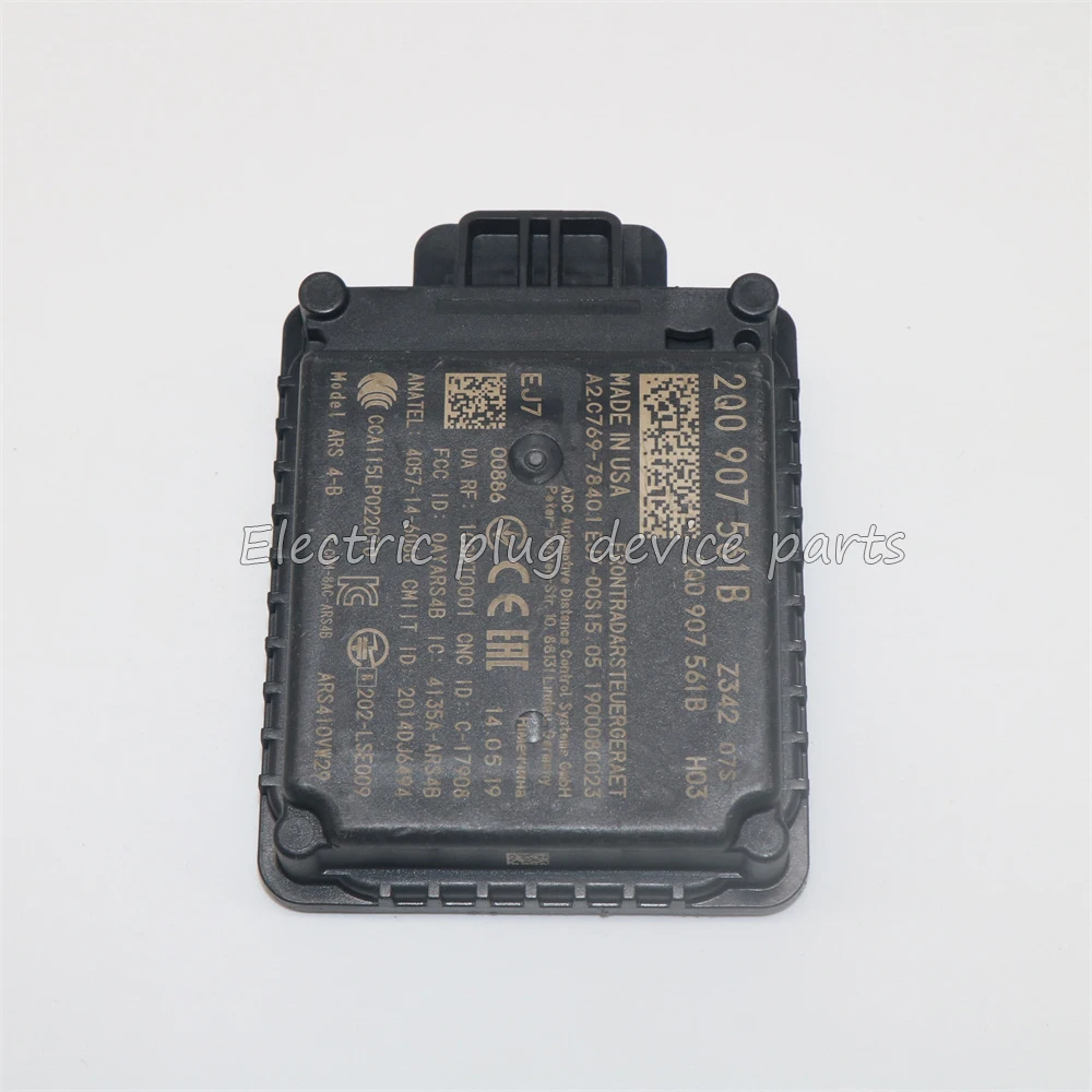 Capteur radar de distance de régulateur de vitesse, 2Q0907561B, 2Q0-907-561-B, 2Q0907561L, Volkswagen Tiguan, Audi Q3 2.0L, 2019