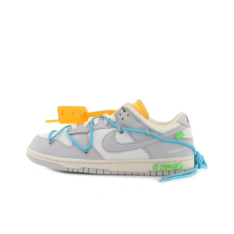 OFF WHITE x Nike Dunk The 50' NO.2 Antideslizante, Amortiguado, Resistente a la Abrasión DM1602-115