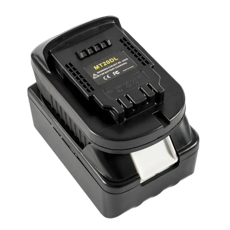 

Mt20Dl Battery Adapter Convert For Makita 18V Bl1830 Bl1860 Bl1815 Li-Ion Battery For Dewalt 18V 20V Dcb200 Li-Ion Battery