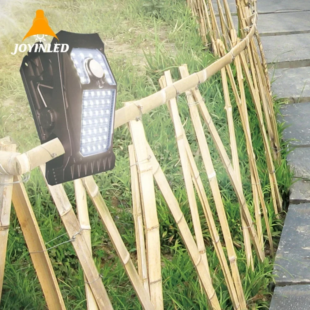 

LED Solar Garden Light Outdoor Clip-on Motion Sensing Light IP65 Waterproof Camping Light for Fence Deck Wall Camping Tent Patio