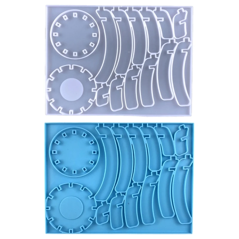 

Tealight Candles Holder Silicone Mold Candlestick Epoxy Casting Mold for DIY Jewelry Box,Trinket Container,Home Decor