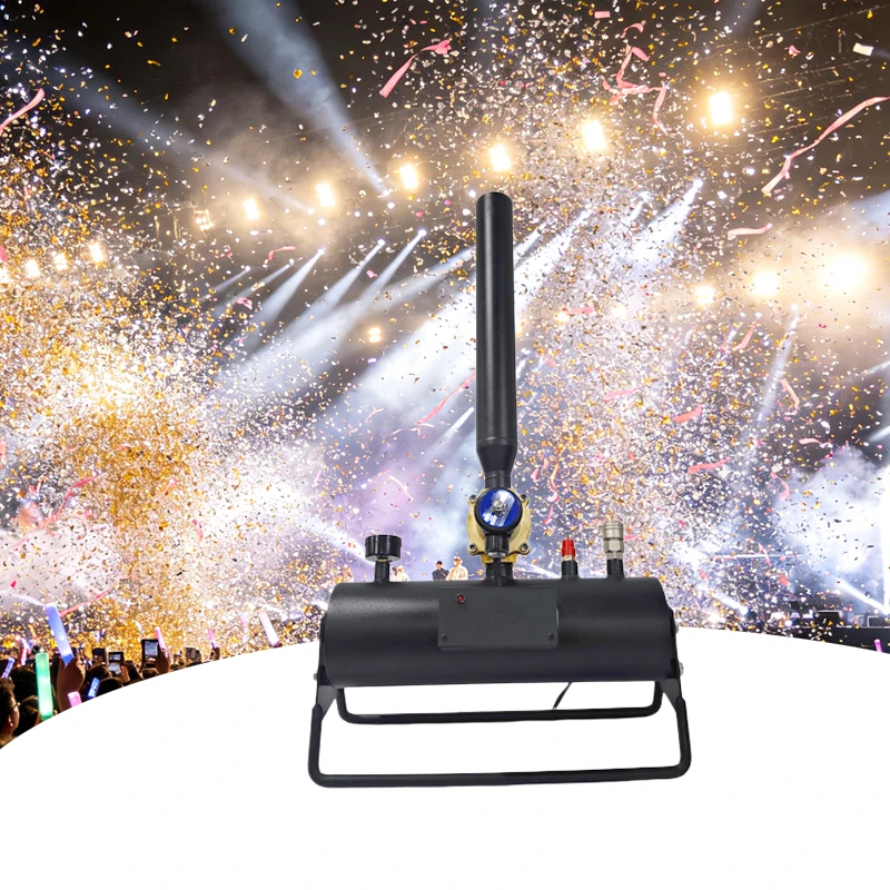 Mini Air Confetti Cannon Stage Effect Machine for Weddings Parties DJ Events Concerts Clubs Celebrations