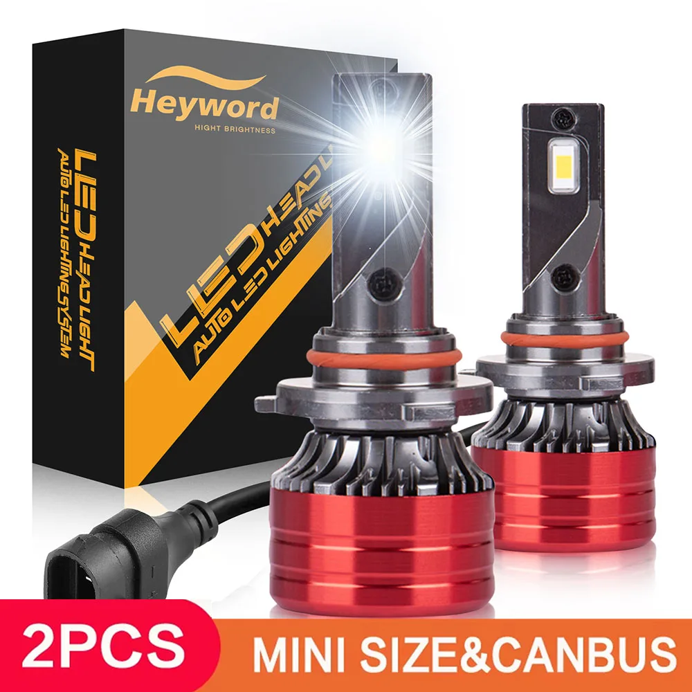 2Pcs Car Headlight H4 H7 LED H11 9005 9006 H1 Auto Bulbs 160W 24000LM Light Lamp 6000K 12V Led Headlight Bulbs