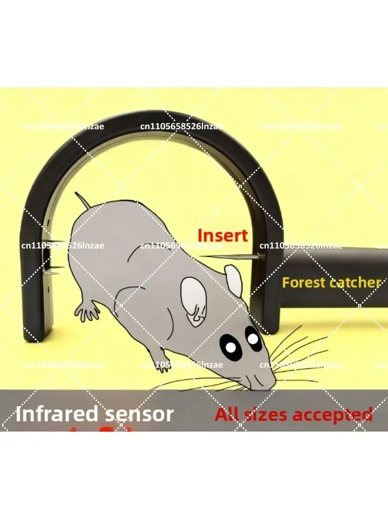 Smart Automatic Infrared Sensor Mouse Trap Indoor Home Use - Advanced Technology for Efficient Pest Control