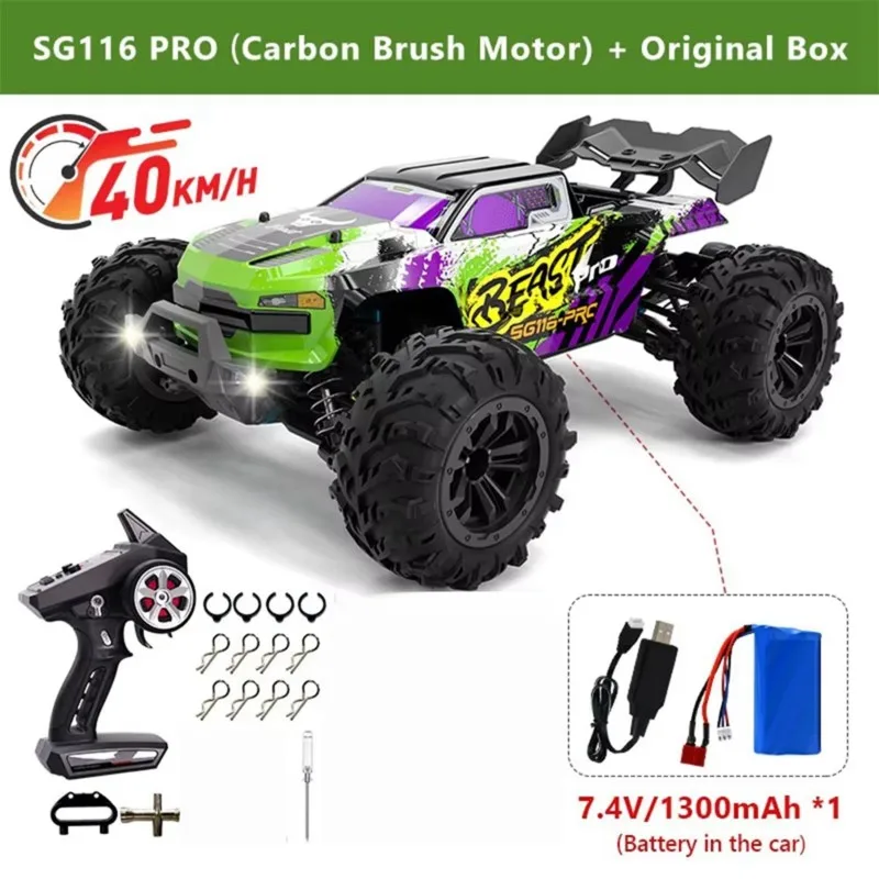BEDW-RC Cars For Boys 1/16 Scale 40 Km/H High Speed Remote Control Monster Truck , Gift Boy