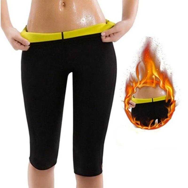 

Bodybuilding Fitness Pants Neoprene Abdominal Pants High Waist Bodybuilding Workout Body Shapers Wear Sweat Fat Burning Pants