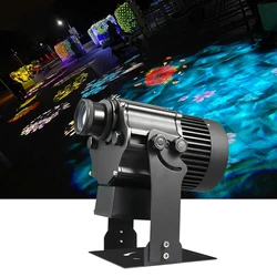 Proyector de imagen rotativa para exteriores, luz Led personalizada de 200W, resistente al agua, para publicidad, entrada de tienda, efecto de onda de agua