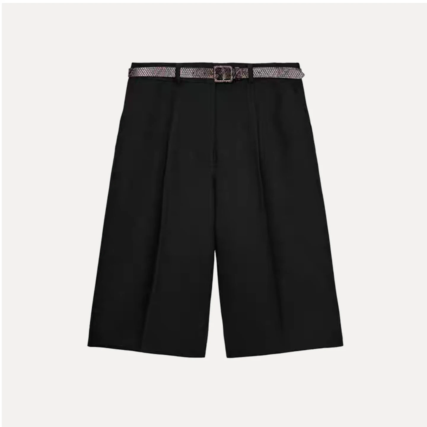 سراويل طويلة غير رسمية للنساء متعددة الاستخدامات بحزام لخريف 2025 جديدة Sle مستقيمة الساق l الخصر وسحاب مادة أخرى للسيدات... #5