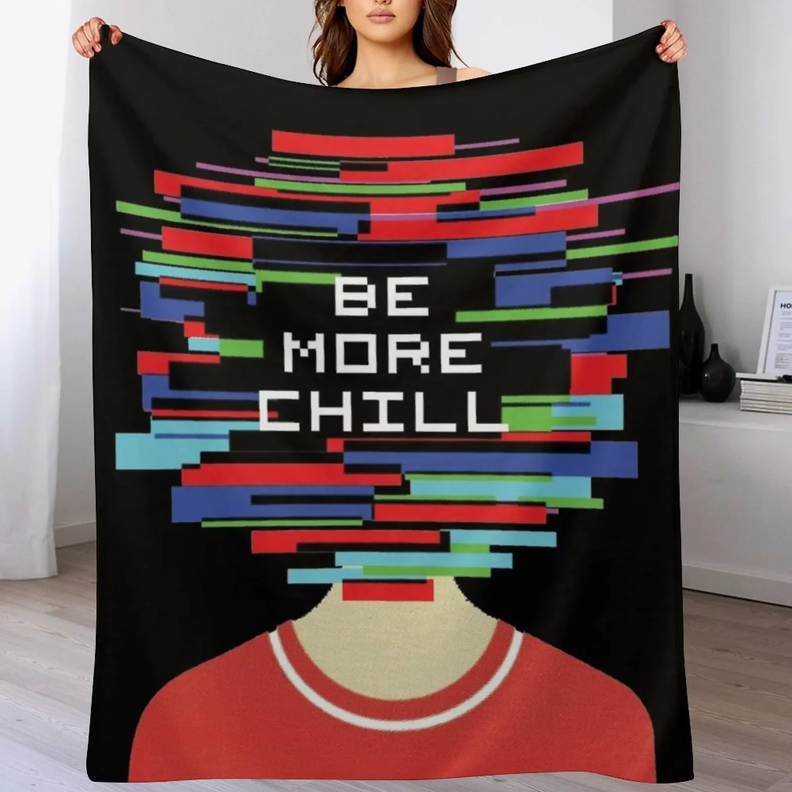 Be More Chill- Official Recording Throw Blanket Sofas Sofa Throw Luxury Brand Designers Blankets