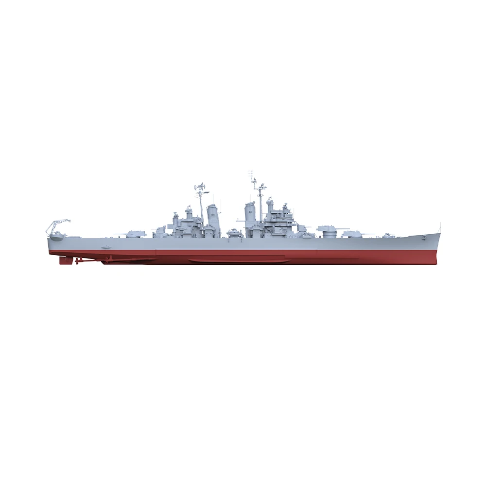 SSMODEL SS557/S 1/1000 1/1250 Military Model Kit USS Pittsburgh CA-72 Baltimore-class Heavy Cruiser 1953