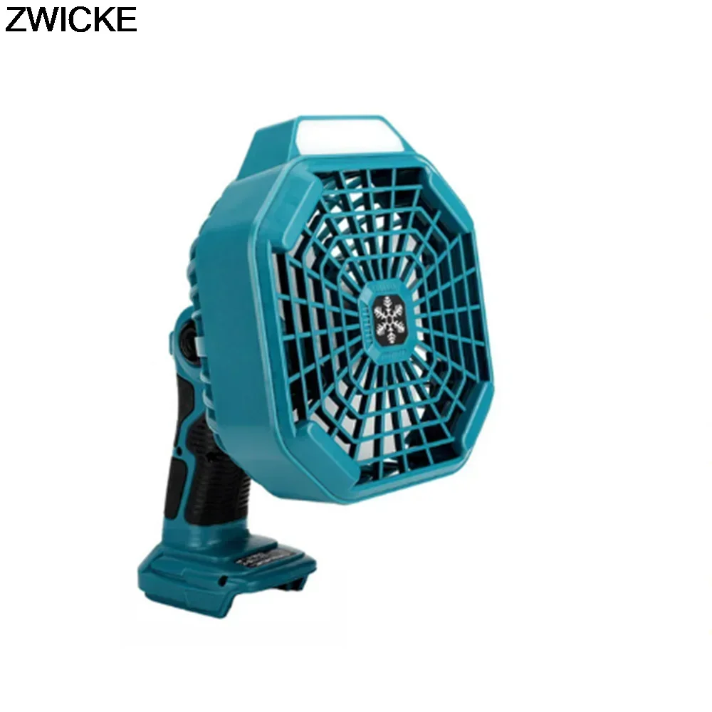 Imagem -05 - Multifunções Portátil Camping Fan Ventilador ao ar Livre com Luzes Led Controle Remoto Apto para Makita 14.418v Li-ion Battery