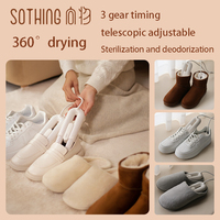 Sothing Shoes Dryer Heater UV Sterilization Portable Shoe Dryer Electric Constant Temperature Drying Deodorization Raining Day