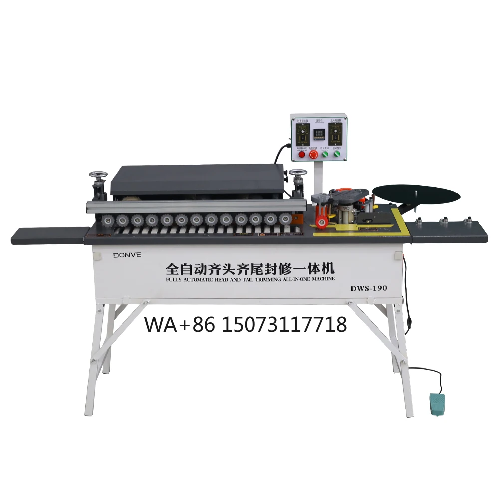 

Fully Automatic Head and Tail Edge Banding and Trimming Integrated Machine for Sale