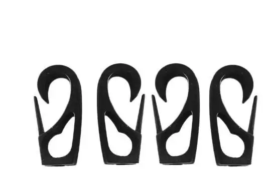 

10Pcs Quick Install Bungee Cord Clips Elastic Rope Buckles Kayak Accessories for Deck Rigging and Boat Dock Lines