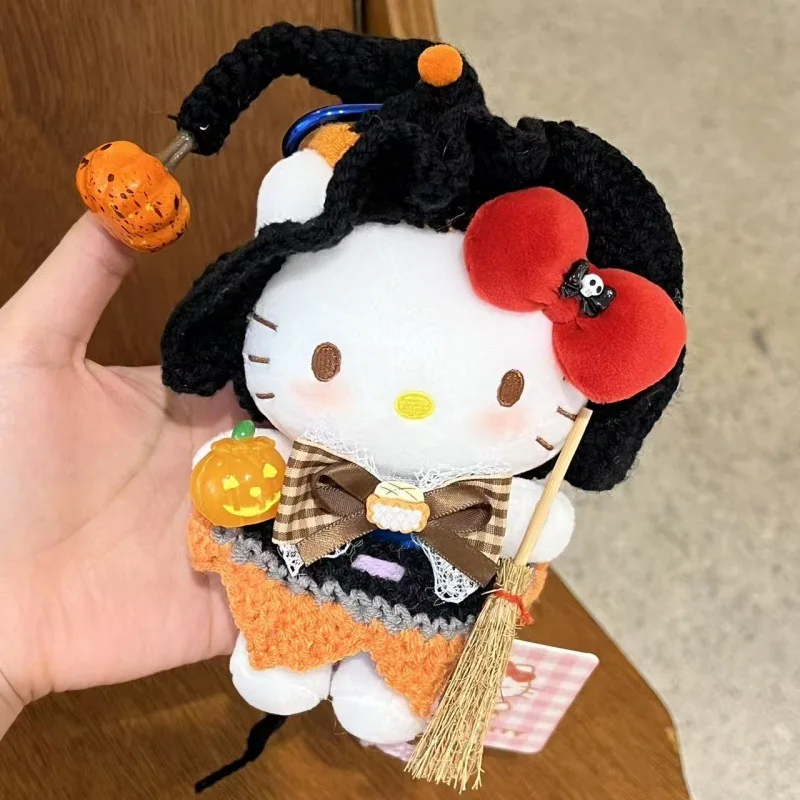 

Милый плюшевый брелок «Hello Kitty», милая клубничная шляпа, клетчатая юбка, очаровательная кукольная сумка, аксессуар