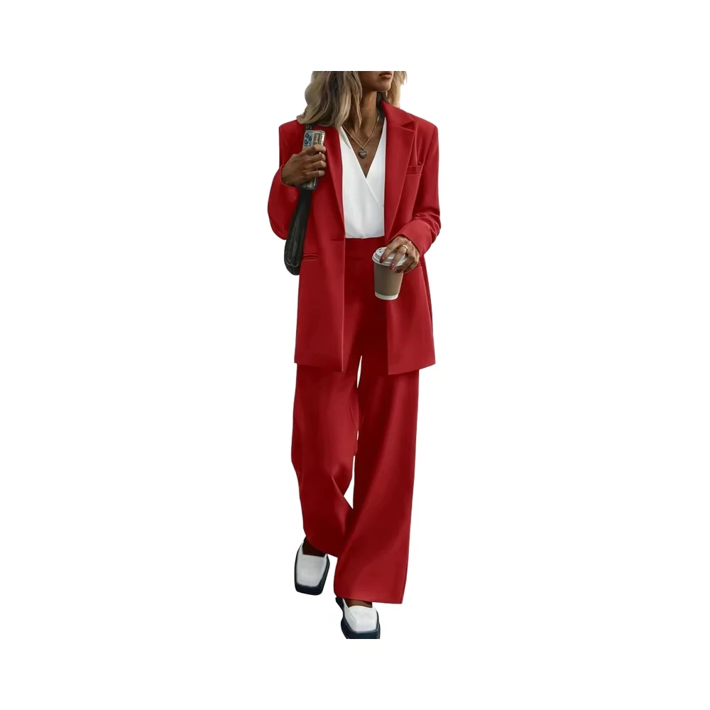 

Women's Dresses Suit Gowns Elegant Peaked Lapel Splice Jacket Coat And Pants For Female Satin 2 Pieces Suit Customized W561