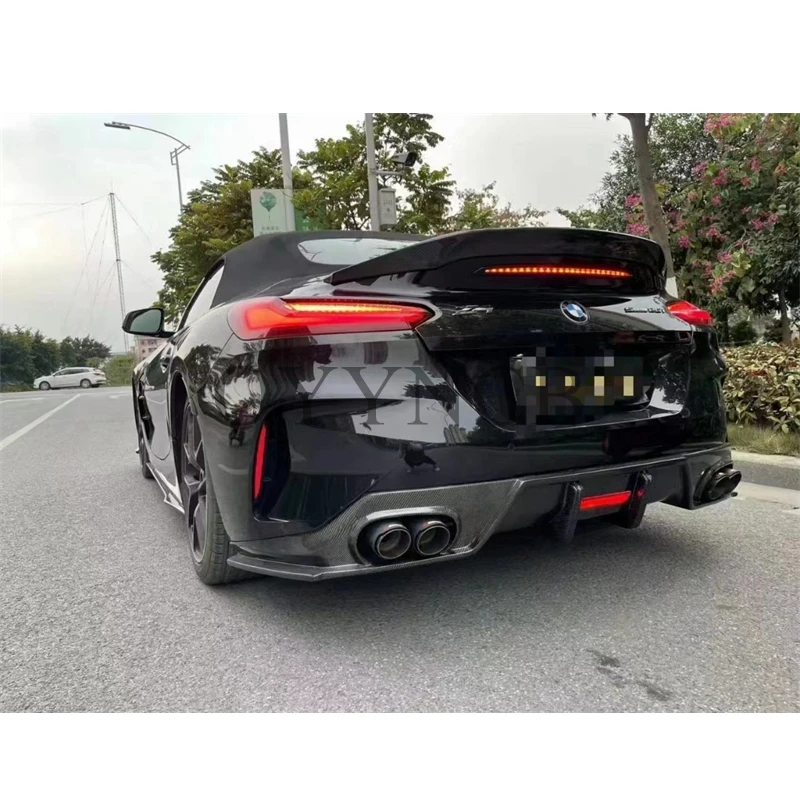 

Настоящий карбоновый спойлер на крышку багажника для BMW Z4 G29 2-дверный купе, стиль TRD, спойлер на багажник 2020-2022 гг.