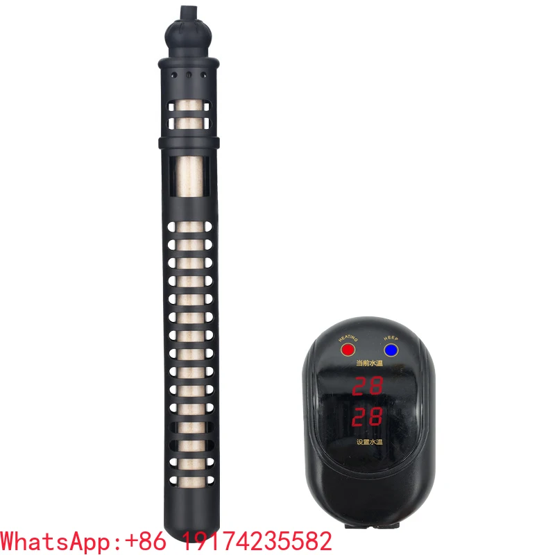 

ForFish Tank Heater LED Double Digital Display Explosion-Proof Safety Diving Intelligent Thermostatic Aquarium Heating Rod