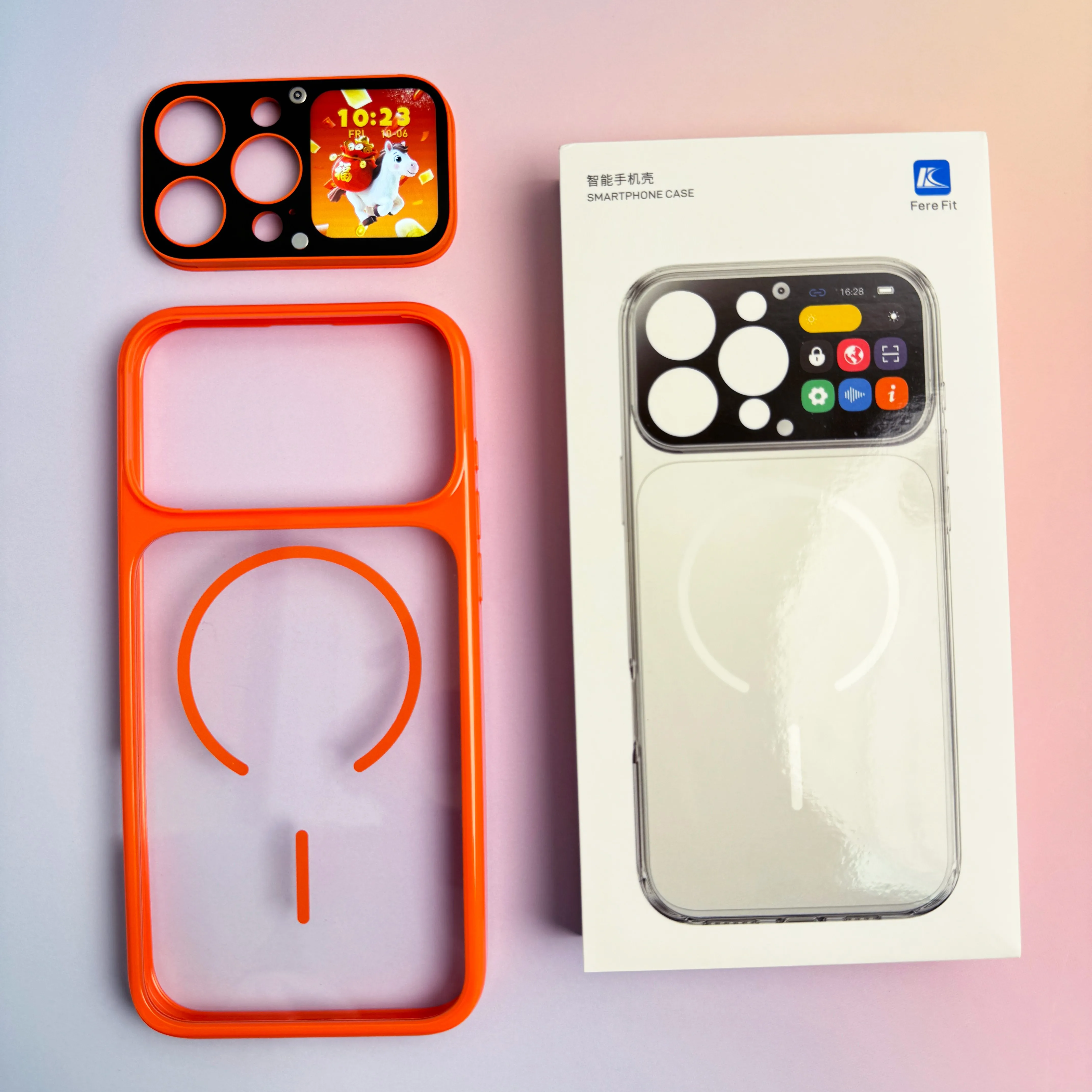 Smart Window Screen Case for Iphone 16 Pro Max Instant Transform 17 Pro Max 17ProMax Phonecase for Apple 16promax 16pro Max
