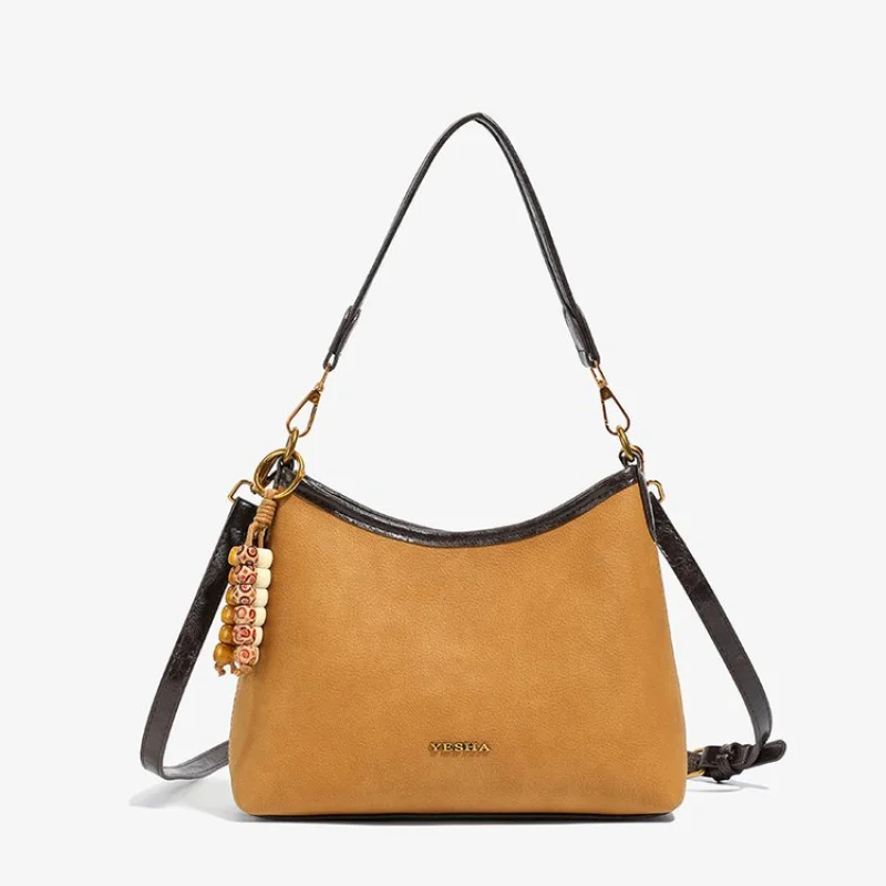 حقيبة كتف نسائية راقية مصنوعة من الجلد الفاخر تتميز بمظهر يومي أنيق كاجوال من باريس #4