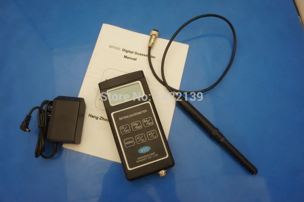 BST600 Gaussmeter/Teslameter , AC / DC magnetic field gauss meter (Tesla) BST-600 , 0~200mT~2000mT