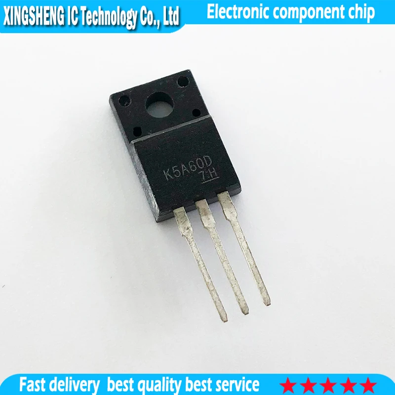 10pcs/lot K5A60D K5A60 600V 5A TO-220F