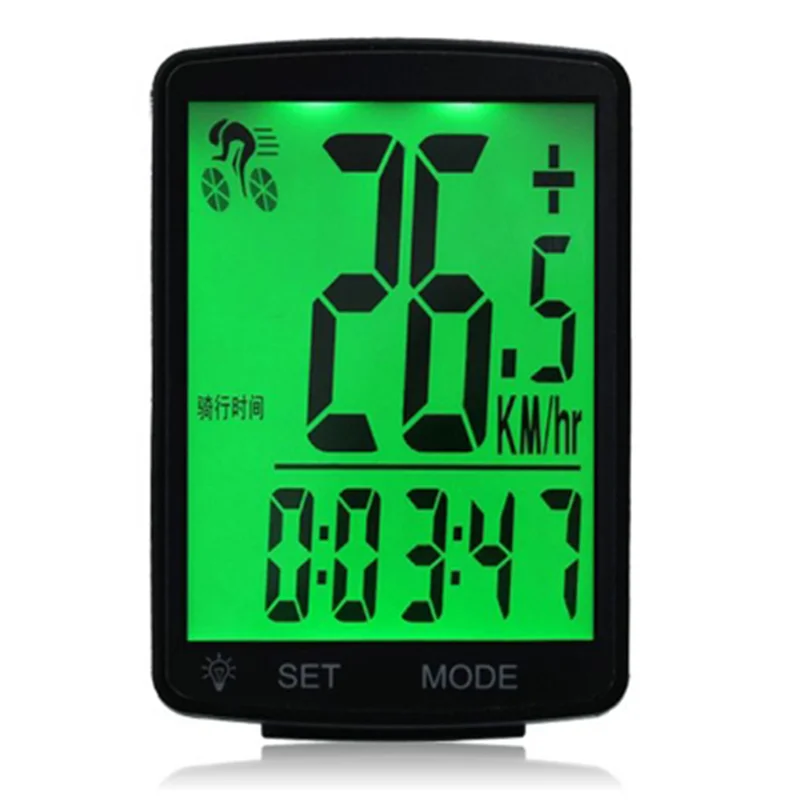 

B72A 2.8 Inch Bike Computer Wireless Riding Bicycle Odometer Cycling Speedometer Stopwatch Backlight