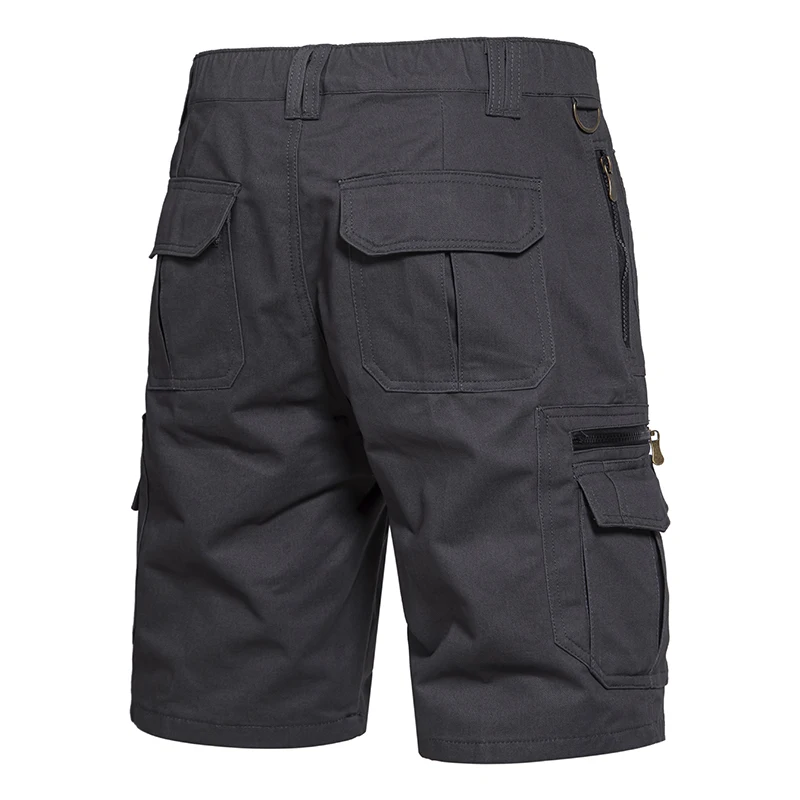 Men's Urban Tactical Military Cargo Short Pants Rip Stop Cotton Outdoor Camo Bermuda Shorts