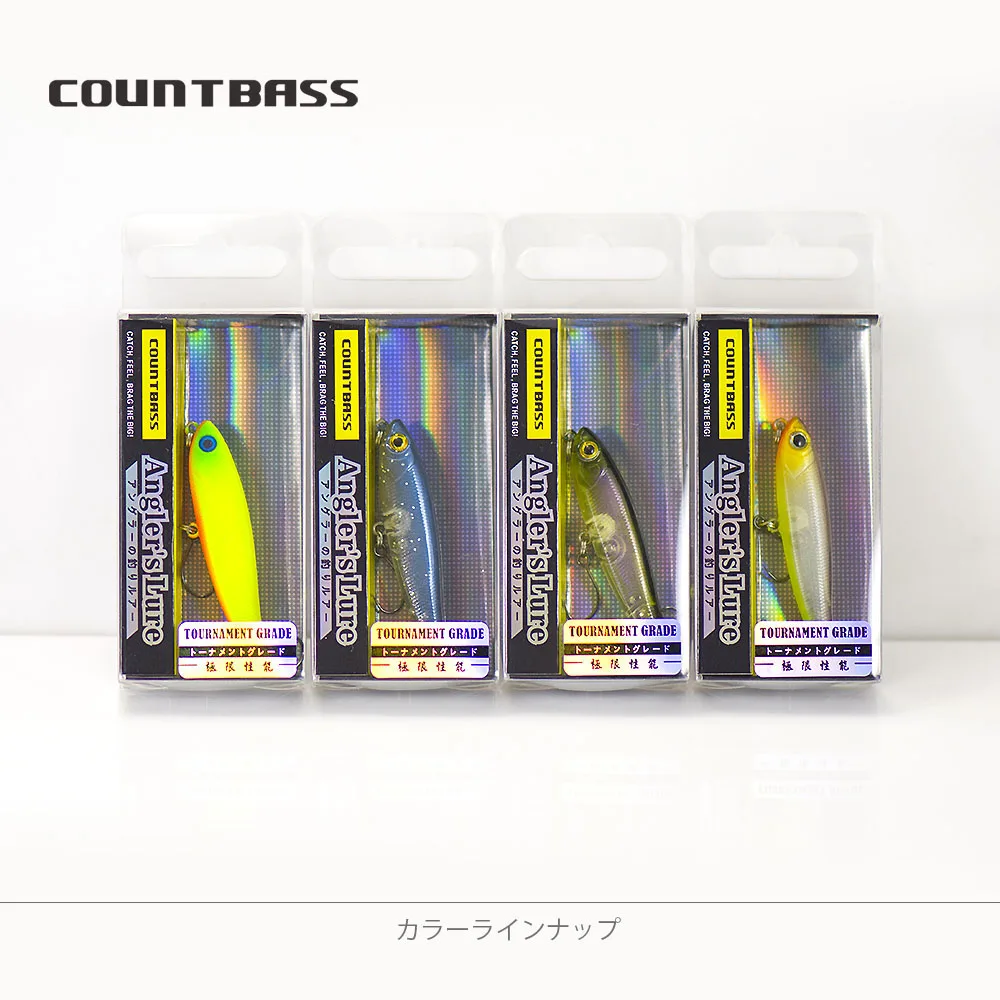 COUNTBASS Wobbler Topwater 55mm 2-3/16" 3g 1/8 oz. Schwimmender Köder, Bleistiftstopfen, Angler-Angelköder, La Peche Au Leurre Hardbaits – Detail 22