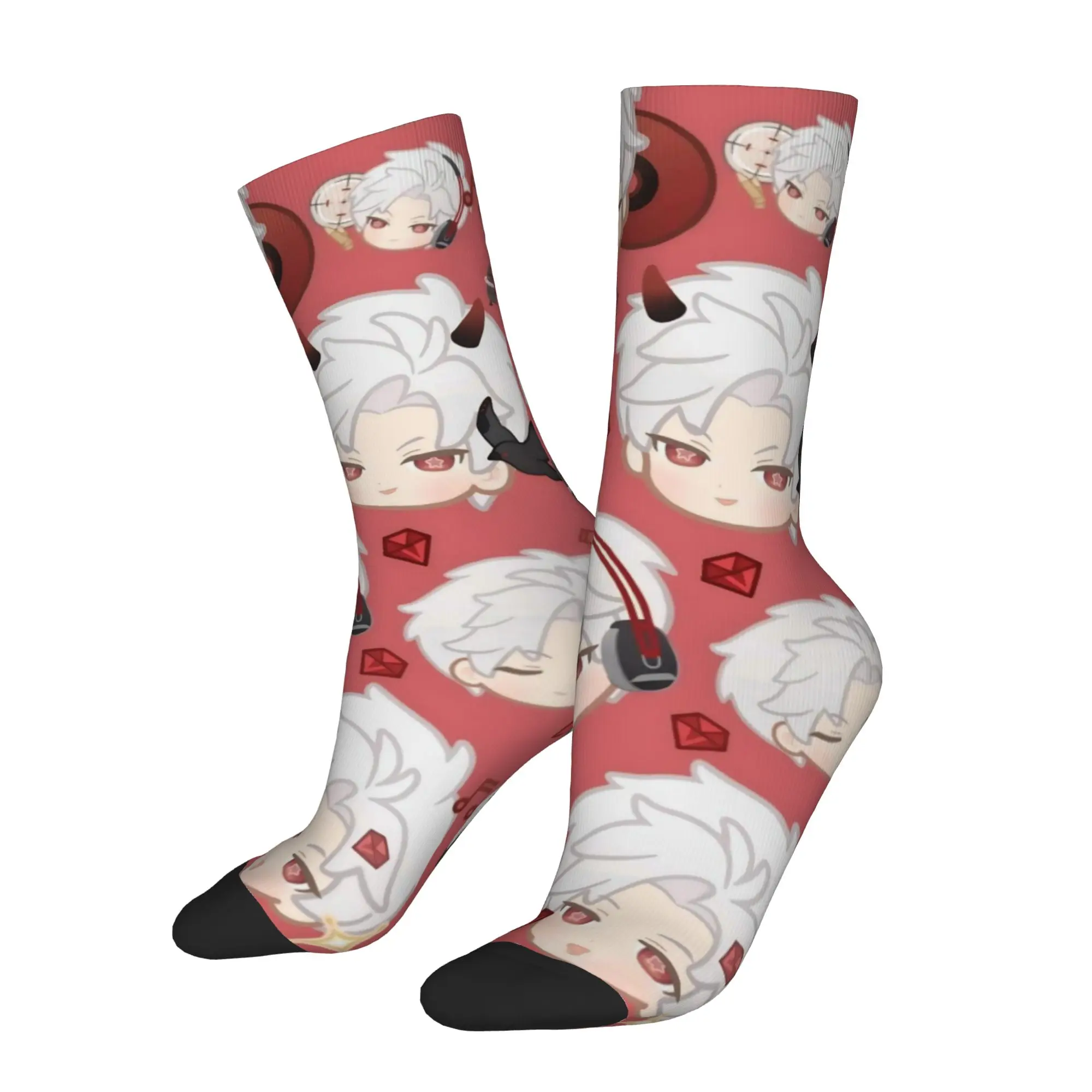 New Men's Socks Casual Sylus Chibi Sock Polyester Love and Deepspace Game Sport Women's Sock Spring Summer Autumn Winter
