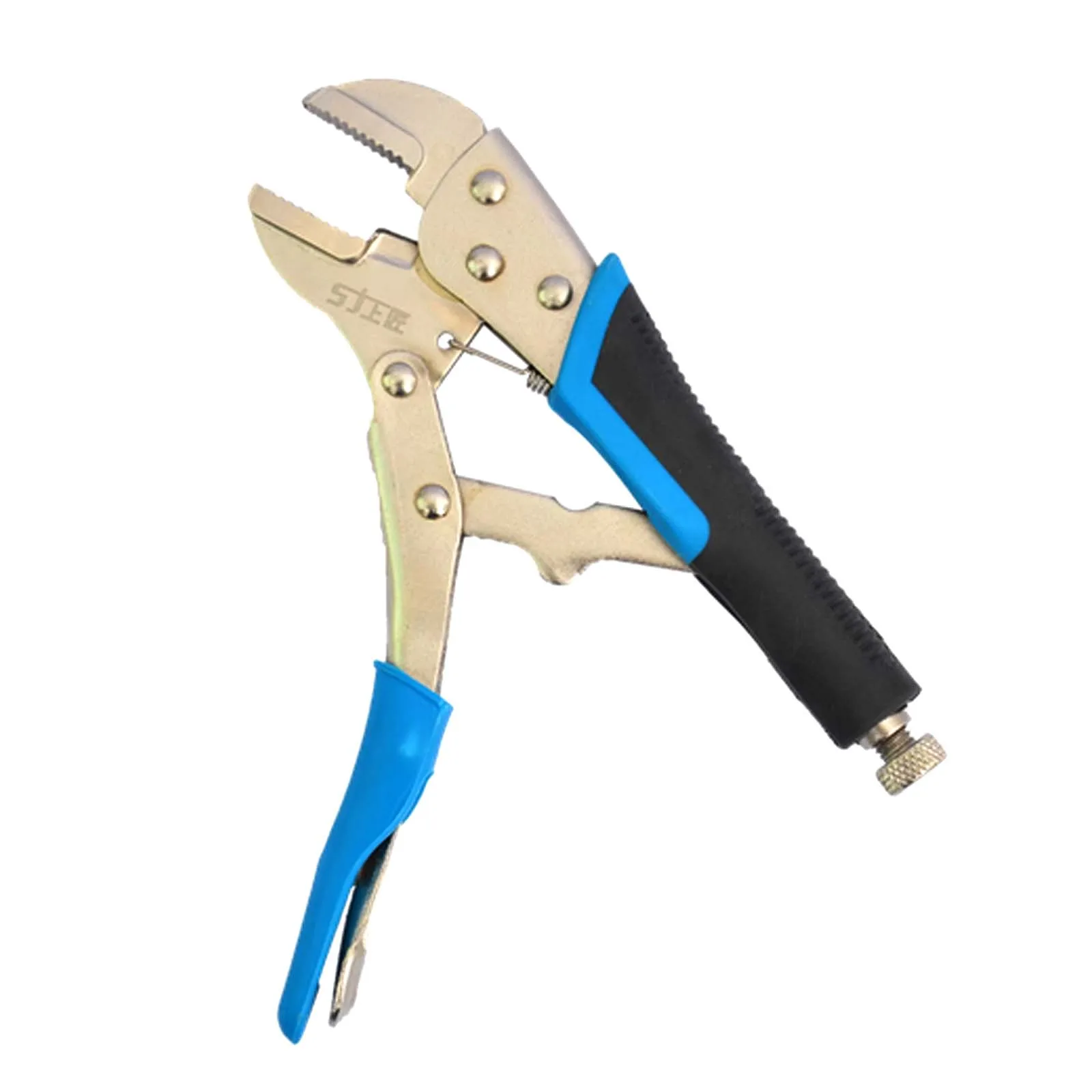 

10 Inch Flat-Mouth Pliers, Adjustable Opening Straight-Mouth Clamping Pliers