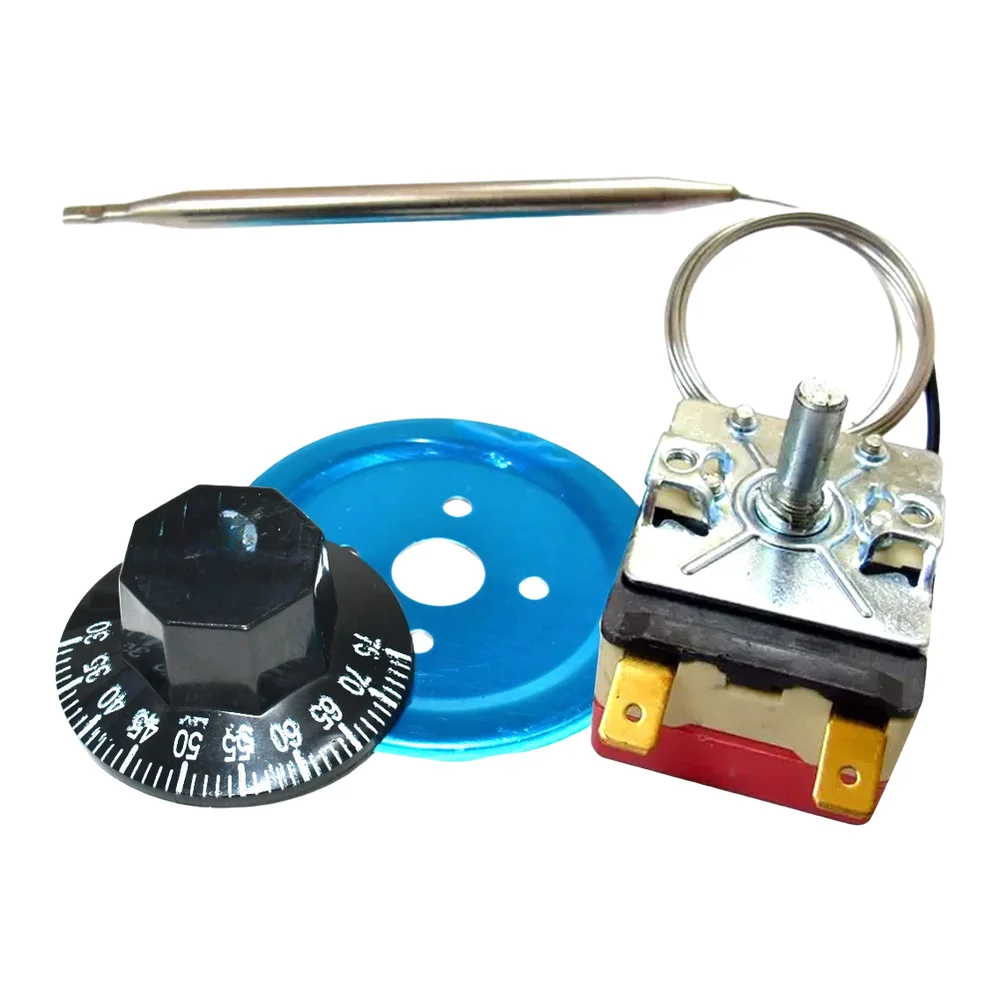 2pcs Temperature Control Switch for Water Heater and Electric Heating Equipment Adjustable 30-300 Degrees Range