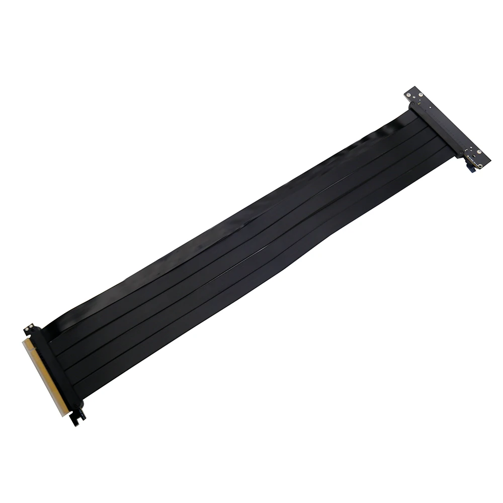 

PCIE 4.0 Cable Flexible 16X Riser Card Cable Shielded Extreme GEN 4 60cm 90 Degree Adapter PCI Express Graphics Card High Speed