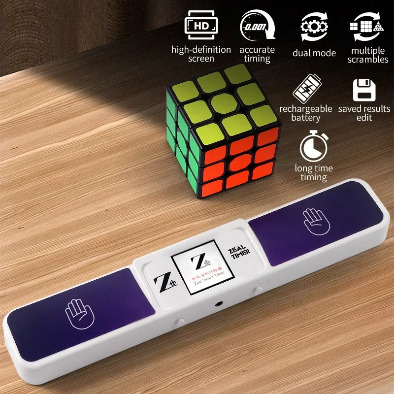 [CubeQuest]Zeal Smart Timer Magic Cube Professtional Speed Magico Cubo For Educational Competition Training