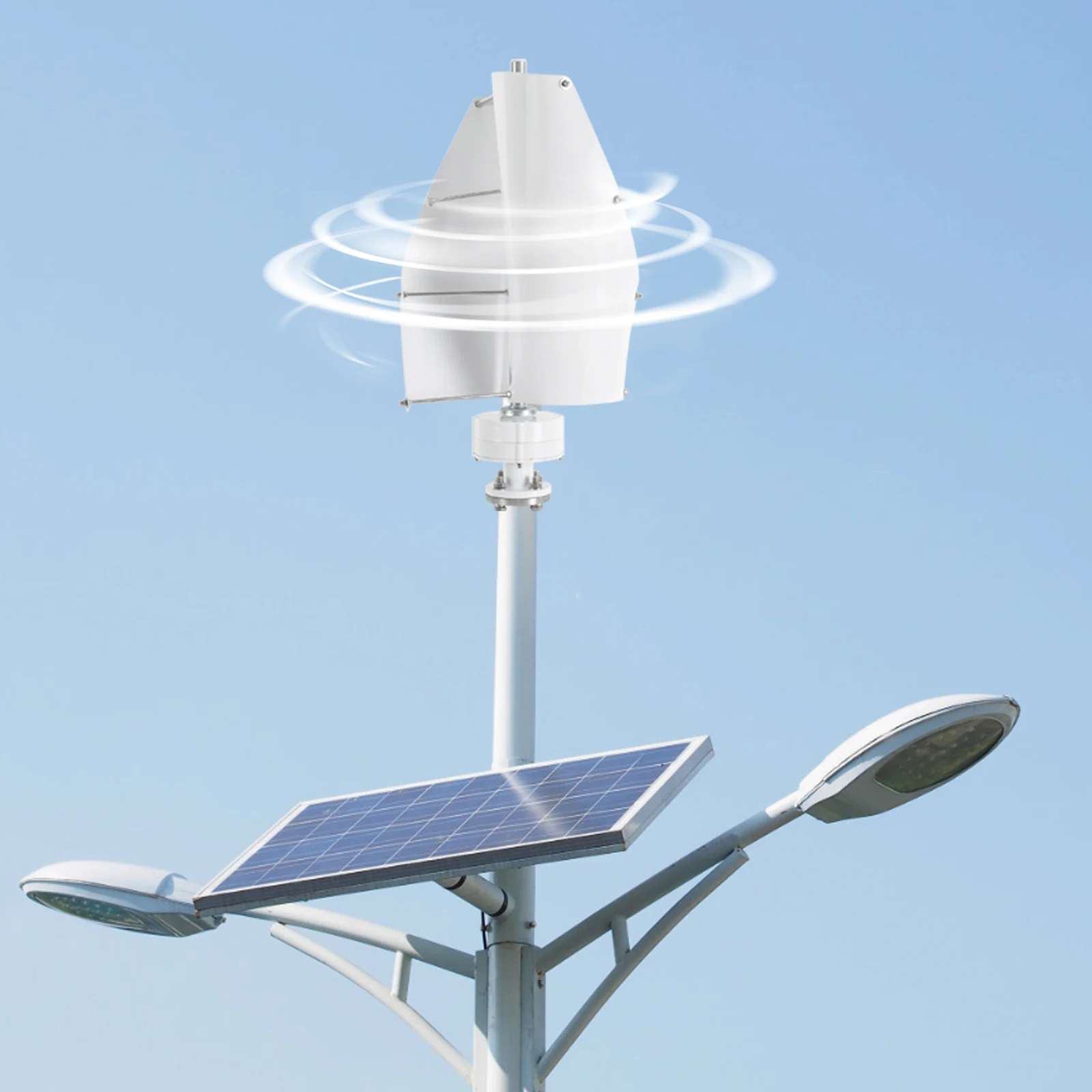 12 فولت/24 فولت محور عمودي توربينات الرياح مولد الرياح المحمولة أقصى طاقة 100 واط IP67 طاقة مجانية للمركبات الترفيهية المنزلية #2