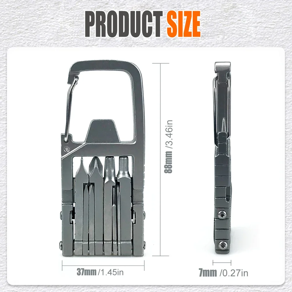 Navaja multifunción plegable acero inoxidable para camping - imagen 5