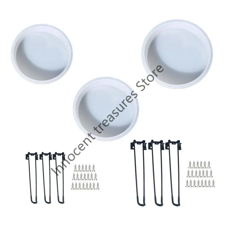 

3XUA круглый орнамент океанский стол для изготовления силиконовых форм DIY кристаллические формы для эпоксидной смолы