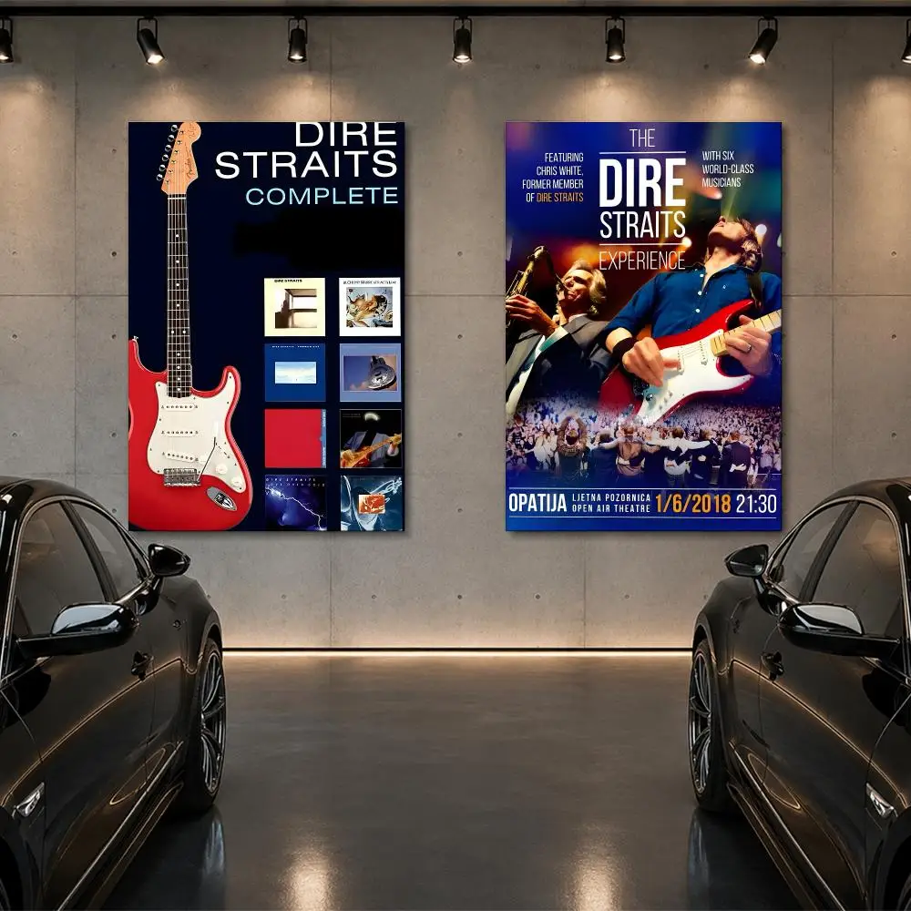 Singer D-Dire S-Straits Rock Band Poster Room Decor Home Wall Art Printing Waterproof Garage BedRoom Posters Gift