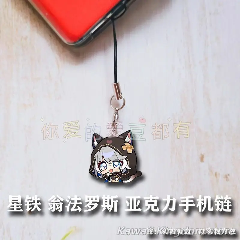 Honkai: Star Rail Cifera Anime Game Telefoonketting Telefoontouw Knoop Mobiele telefoon Lanyard Sleutelhanger Vrouw Meisje Tashanger