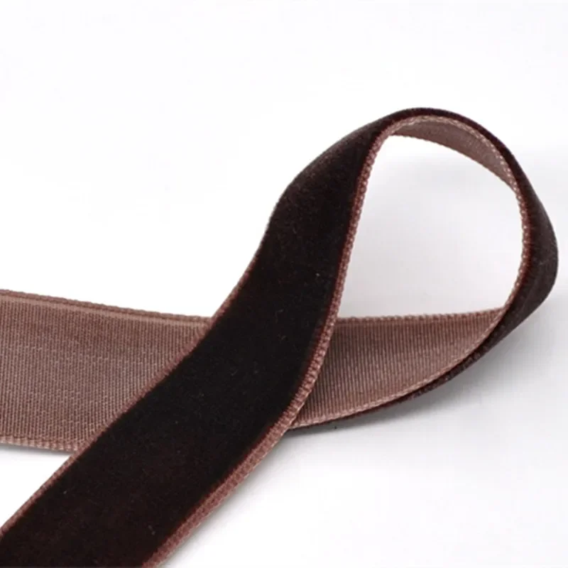 

5x25 Yards Coffee Velvet Craft Ribbon Wedding Party Decoration Jewelry DIY Findings 5/8"
