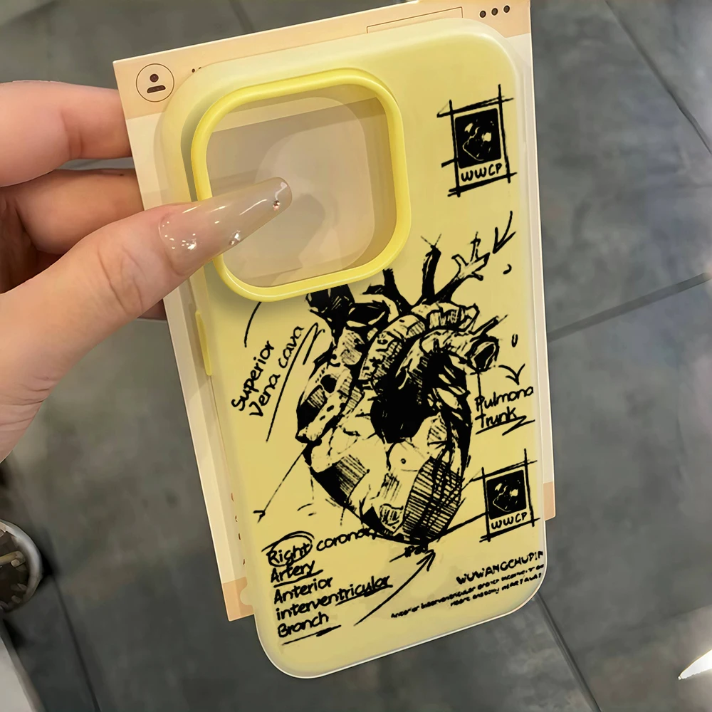 Für Samsung Galaxy S21 S26 S25 S24 S23 S22 Ultra Plus FE Hülle Herz-Graffiti INS Cover Für A37 A36 A54 A55 A56 Staubdichte Hülle – Detail 8