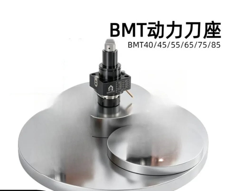0° BMT Axial Live Tool Holder Straight Driven Tooling CNC Lathe Power Head for Turning Milling Composite Turret BMT45 BMT55/65