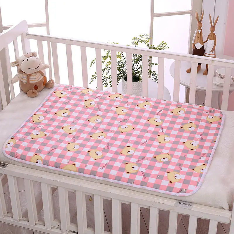Baby Diaper Waterproof Mat Portable Diaper Changing Pad Cartoon Reusable Infant Bedding Nappy Mattress Changing Mat