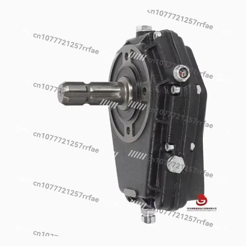 Cast Iron Hydraulic PTO Shaft Gearbox Speed-up Helical Bevel for Kmt7001 Hypoid Arrangement