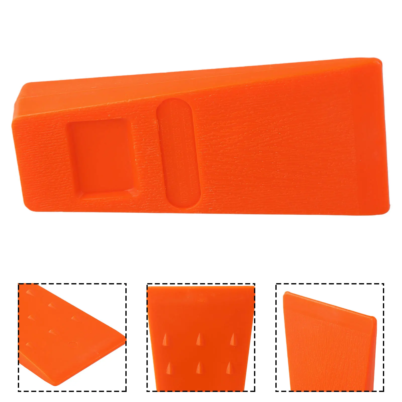 

Hot Sale Newest Pratical Useful Felling Wedges Tool ABS Plastic Dependable Heavy Duty Logging Orange Timber 14x5x2cm