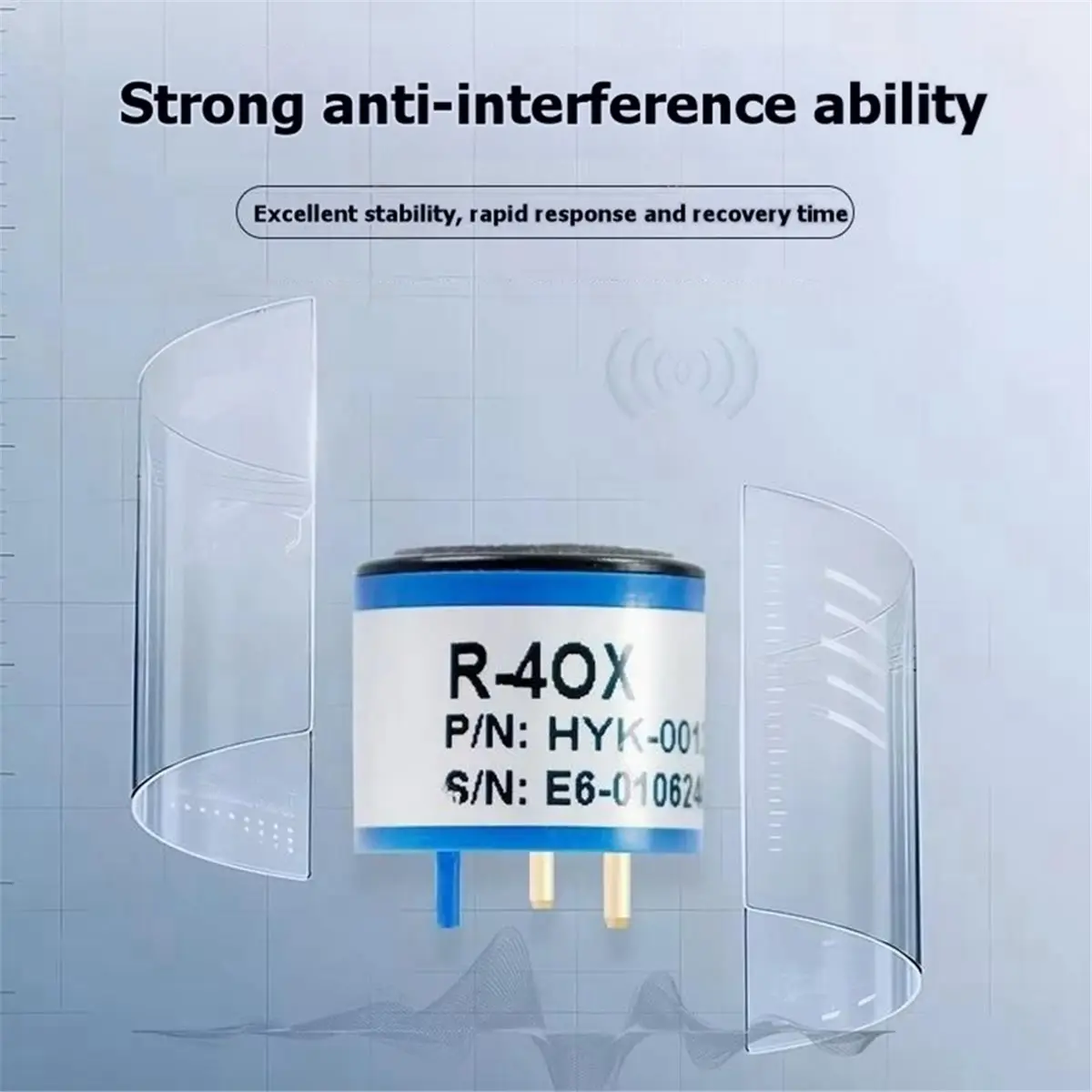 Electrochemical O2 Oxygen Gas Sensor Toxic Hazardous Gas Detector Organic Compound Monitoring Sensor