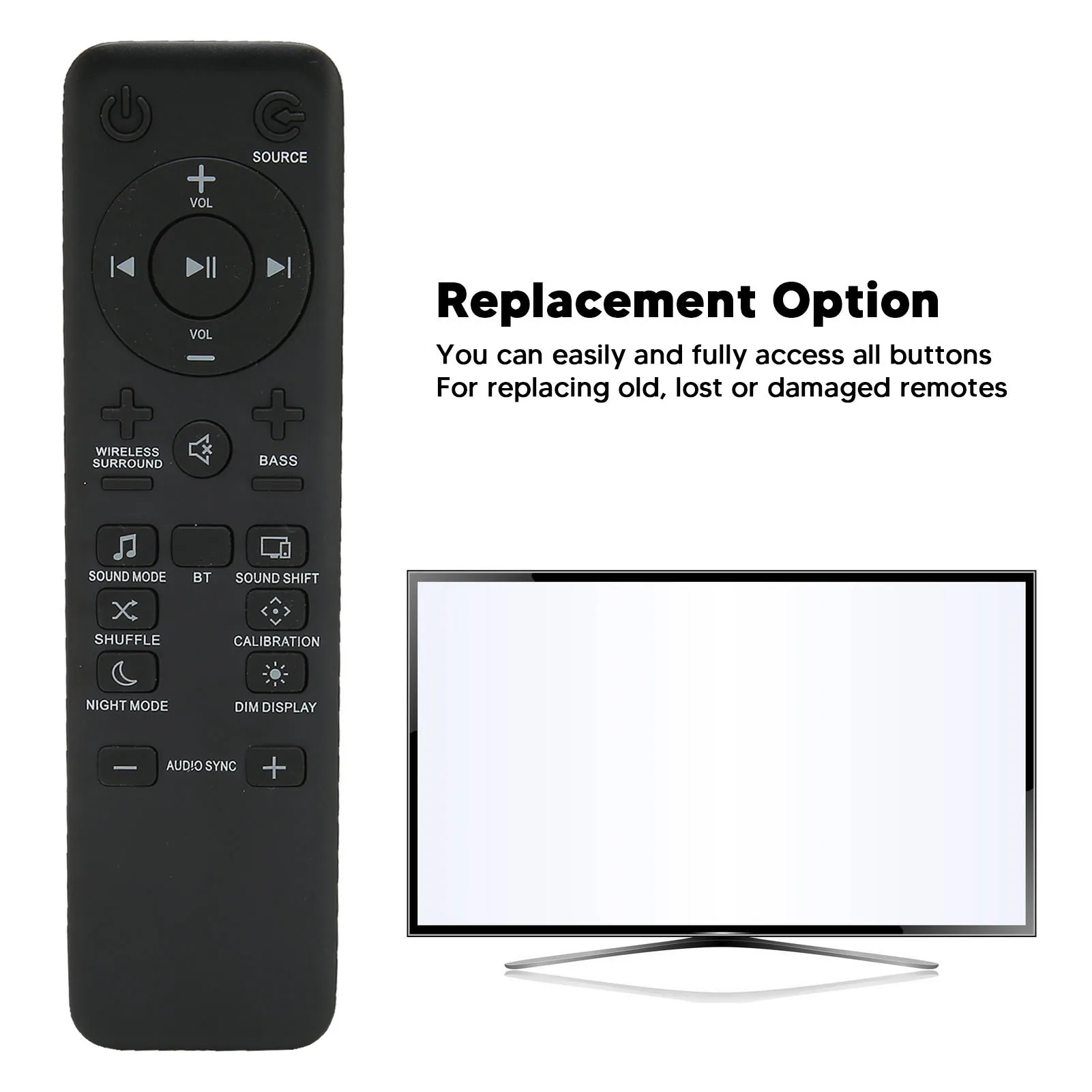 Speaker Remote Control Replacement HD Speaker System Remote for bar 5.1 for bar 2.1 for bar 3.1