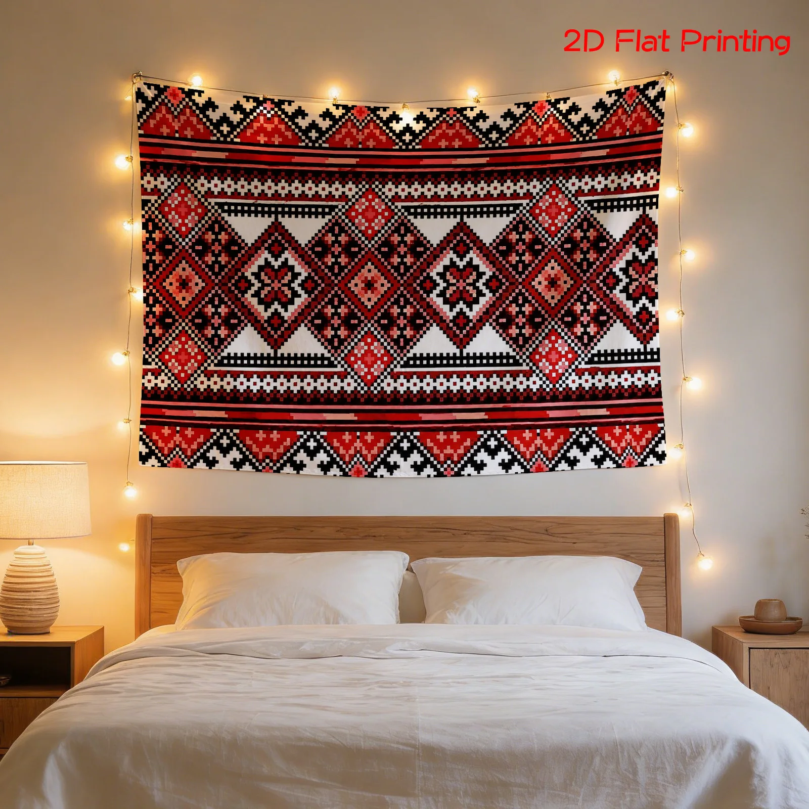 Bohemian Wall Tapestry Ethnic Southwestern Pattern Decorative Macrame Throw Blanket 180x280cm Large Living Room Wall Art Decor