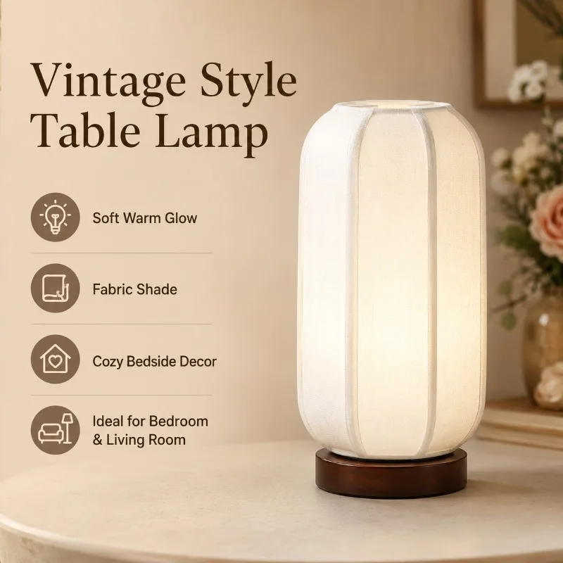 New Chinese Classical Desk Lamp Study Room Tea House Decoration Desk  Atmosphere Night Lamp Warm and Simple Bedside Lamp