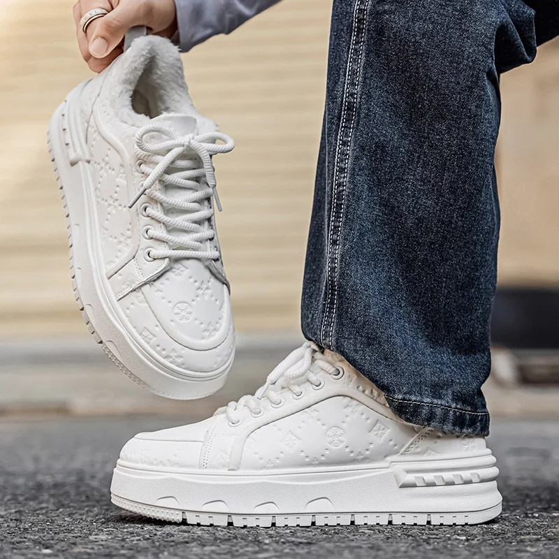 

New Large Size Fashion Thick-soled Sports Shoes Men's Sneakers Outdoor Men's Casual Shoes Running Punk Shoes Men's Loafers